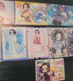 Shinobu Kocho Demon Slayer Lot of 11 CCG Cards Demon Slayer Anime Manga Waifu - Image 3