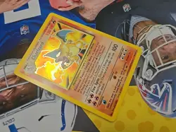 1999 Pokemon TCG Base Set Unlimited Charizard Holographic Vintage Card #4/102 Nm - Image 2