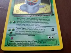 Pokemon TCG Dark Arbok Holo Card 2/82 Team Rocket Series - Image 3