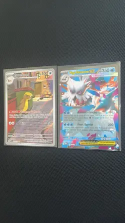 Pokemon Mega Evolution card Lot x2 NM Pack Fresh Gumshoos Abomasnow - Image 1