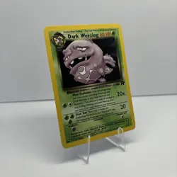 Dark Weezing Team Rocket 31/82 NM Rare Non Holo Pokemon Card 2000 - Image 1