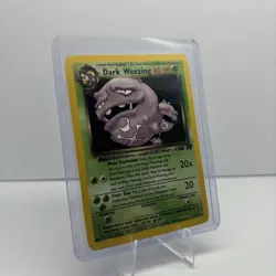 Dark Weezing Team Rocket 31/82 NM Rare Non Holo Pokemon Card 2000 - Image 3