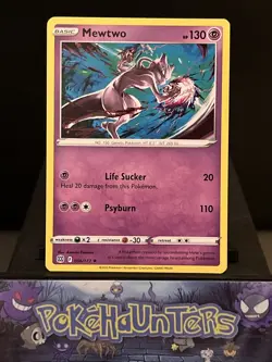 Pokemon Card Mewtwo 056/172 Brilliant Stars Non Holo Rare Near Mint - Image 1
