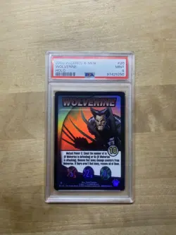 WIZARDS OF THE COAST - X-MEN MOVIE WOLVERINE FOIL GAMING CARD PSA 9 - Image 1
