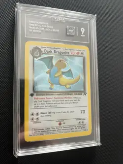 Tag 9 Team Rocket Dark Dragonite Holo 1st Edition 5/82 Pokemon Card Mint - Image 3