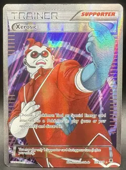 Pokemon TCG Xerosic 119/119 Phantom Forces XY Full Art English MP Card - Image 1