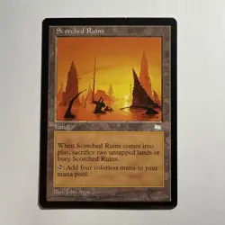 MTG - Scorched Ruins - Weatherlight Regular - Image 1