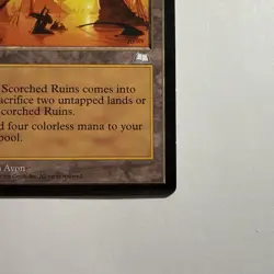 MTG - Scorched Ruins - Weatherlight Regular - Image 4