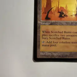 MTG - Scorched Ruins - Weatherlight Regular - Image 5