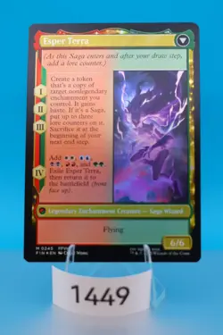 MTG Terra, Magical Adept Final Fantasy Foil #245 - Image 2