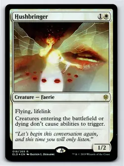 Hushbringer R Throne of Eldraine # 18 NM Foil - Image 1