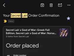 MTG Secret Lair Playstation Foil PRESALE God of War: Greek - Image 3