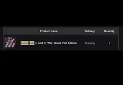 MTG Secret Lair Playstation Foil PRESALE God of War: Greek - Image 5