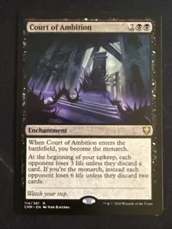 1x Court of Ambition (114) Commander Legends LP MTG Magic the Gathering x1 MKE - Image 1