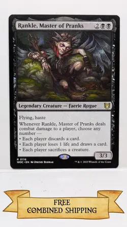 Rankle, Master of Pranks Commander: Wilds of Eldraine Regular - Image 1