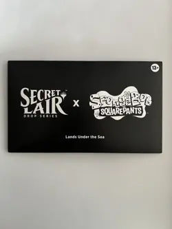 MTG Secret Lair SpongeBob SquarePants Lands Under the Sea Sealed (non Foil) - Image 1