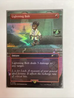 Lightning Bolt (1638) Secret Lair Drop Rare Foil - Image 1