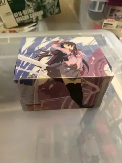 Yugioh MTG Weiss Schwartz Anime Double Deck Box Case Bakemonogatari Monogatari - Image 2