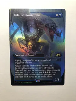 Volatile Stormdrake (Borderless) Modern Horizons 3 Foil NM - Image 1