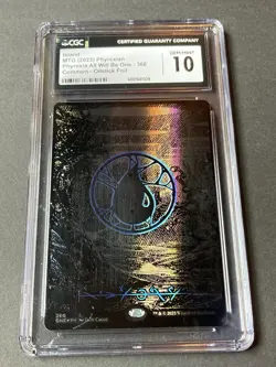 2023 MAGIC THE GATHERING PHYREXIA ALL WILL BE ONE ISLAND OILSLICK FOIL CGC 10 - Image 1