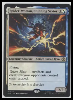 MTG Spider-Woman Stunning Savior Regular Rare Marvel Spider-Man 2025 - Image 1