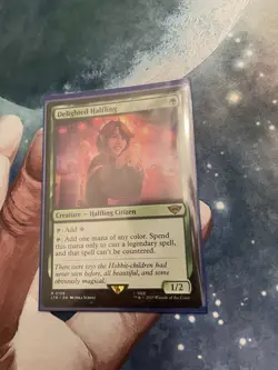 Delighted Halfling Magic the Gathering Lord of the Rings - Image 1