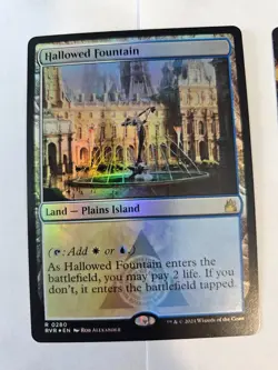 MTG - Hallowed Fountain FOIL - Ravnica Remastered - Image 1