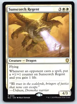 Sunscorch Regent - Commander: Bloomburrow - MTG - Near Mint - Image 1