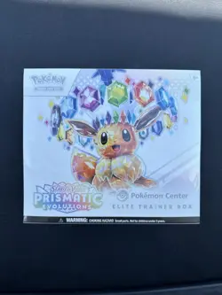 Pokemon Center Prismatic Evolutions Elite Trainer Box ETB - Sealed (IN HAND) - Image 1