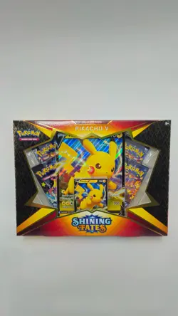Pokemon TCG - Shining Fates Pikachu V Collection Box - NEW FACTORY SEALED - Image 1