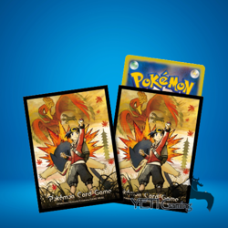 Ethan & Typhlosion Sleeves 64 Sleeves Pokemon Center Japan - US SELLER - Image 1