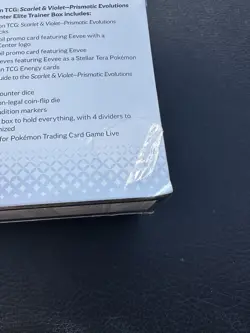 Pokemon Center Prismatic Evolutions Elite Trainer Box ETB - Sealed Small Tear - Image 3