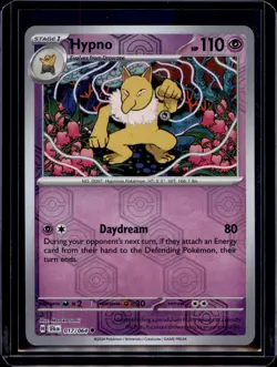 Hypno SV: Shrouded Fable Pokemon #017/064 Pokemon Reverse Holo NM+ - Image 1