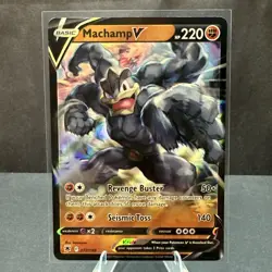 Machamp V 072/189 Sword & Shield Astral Radiance Ultra Rare Pokemon Card NM - Image 1