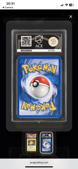 Pokemon Dark Raichu Holo Card 83/82 Team Rocket - SECRET RARE - ACE GRADED 6 - Image 2