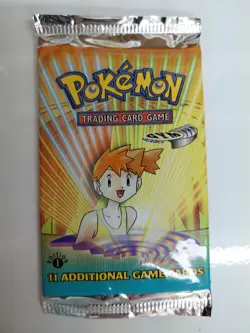 🔥SEALED Pokemon TCG Gym Heroes 1st Edition Booster Pack Misty WOTC + Bonus Holo - Image 2