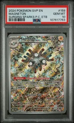 Pokemon 2024 Magneton 159 SVP EN SV Black Star Promo GEM MINT PSA 10 - Image 1