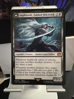 MTG - 1x Sephiroth, Fabled Soldier - Final Fantasy 0115 NM - Image 1
