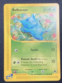 Bulbasaur Non-Holo 2002 Pokemon Expedition #94/165 Common Lightly Played - Image 1