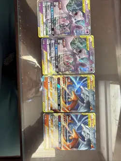 Pokemon TCG Lot Of 4 2x Japanese Mewtwo & Mew GX And 2x Reshiram And Charizard - Image 1