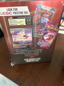 sealed pokemon lot sparks etb mega gangar deck 2 mystery slabs and more - Image 5