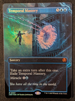 MTG - Temporal Mastery (Borderless Foil) - Innistrad Remastered - Near Mint - Image 1