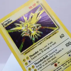Pokemon TCG - Zapdos 16/102 Base Set Holo Rare WOTC 1999 - EXC/NM - Image 1