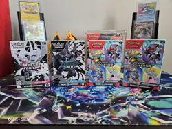 Lot Of 4 Sealed Pokemon Booster Bundle 1 Black Bolt 1 White Flare 2 Journey - Image 2