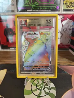 Pokemon Pikachu VMAX SCR #188 2020 Vivid Voltage BGS 9.5 [PSA 10 Equivalent] 🌈 - Image 1