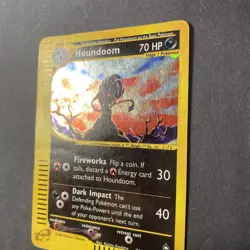 Houndoom H11/H32 Aquapolis Holo Pokemon TCG E-reader HP - Image 3