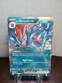 2025 Pokemon TCG N's Zoroark Ex Journey Together Holo Star Variation 98/159 - Image 2