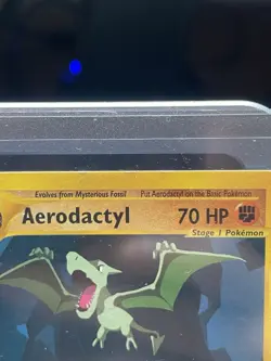 AERODACTYL #1/144 SKYRIDGE 2003 POKEMON REGULAR NON HOLO NEAR MINT/LP - Image 2