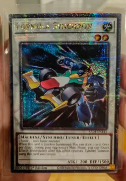 Formula Synchron RA04-EN143 (Quarter Century Secret Rare) 1st Edition Yu-Gi-Oh! - Image 1