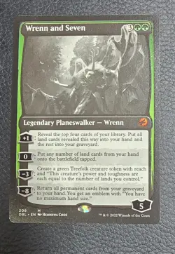 Wrenn and Seven 208 Innistrad: Double Feature Regular Mythical MTG Magic Card - Image 1